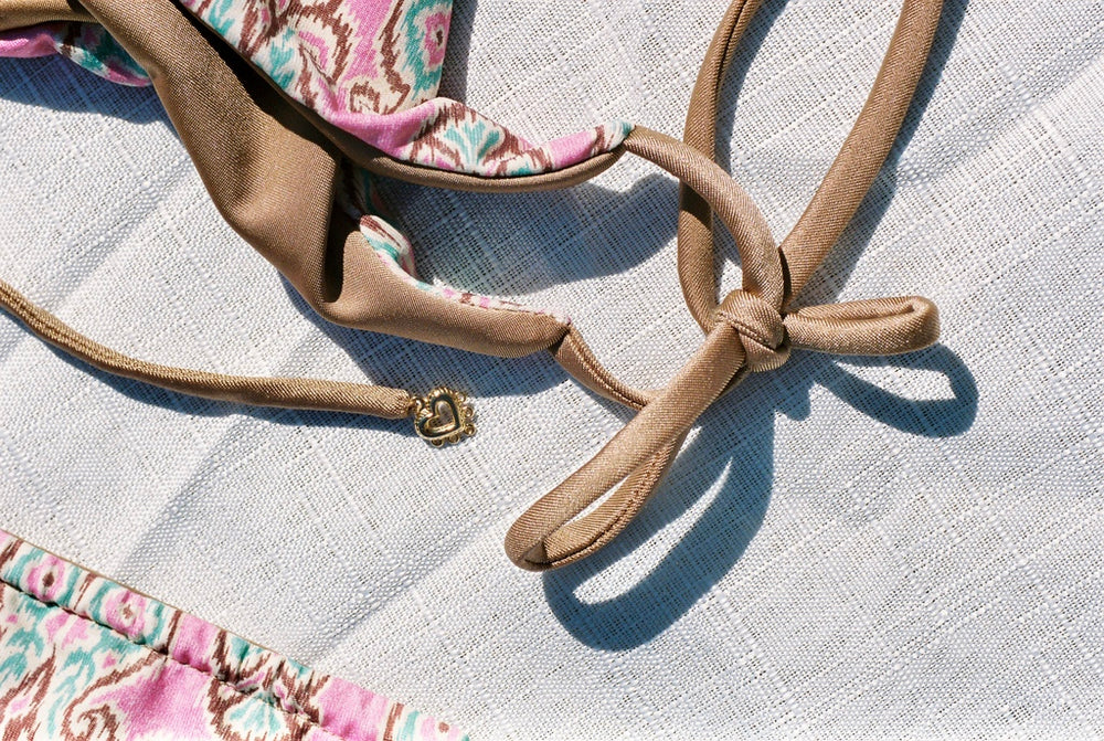 Amour Celeste - Triangle Bikini Bottom with Recycled Fabric